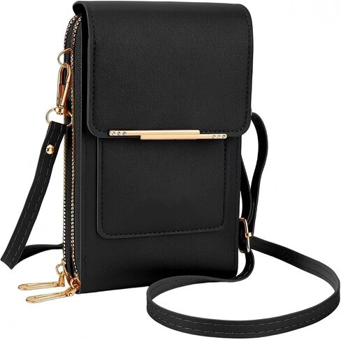 Women's Phone Messenger Bag, Crossbody Phone Wallet, RFID Touch Screen Crossbody Phone Purse, Anti-Theft Shoulder Strap in Saudi Arabia