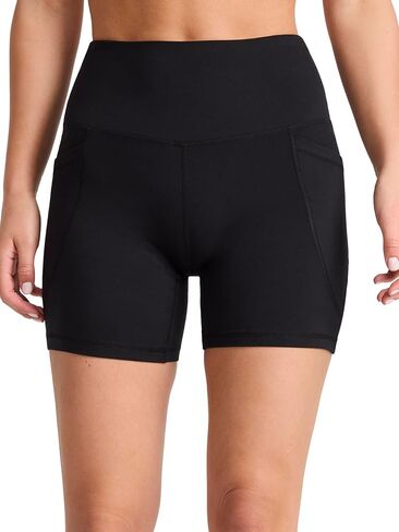 شورت دراجة Id Train Hr مقاس 6 بوصات من Reebok، مقاس نحيف، نسيج بولي متشابك خفيف الوزن، ماص للرطوبة in Kuwait