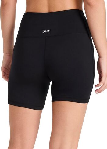شورت دراجة Id Train Hr مقاس 6 بوصات من Reebok، مقاس نحيف، نسيج بولي متشابك خفيف الوزن، ماص للرطوبة in Kuwait