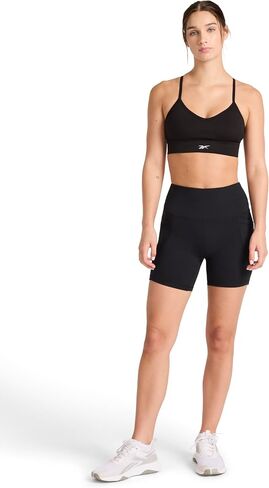 شورت دراجة Id Train Hr مقاس 6 بوصات من Reebok، مقاس نحيف، نسيج بولي متشابك خفيف الوزن، ماص للرطوبة in Kuwait