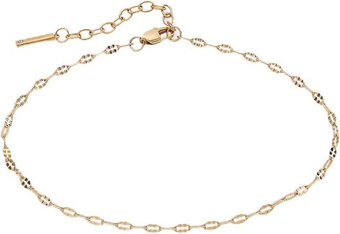 Alex and Ani Faceted Lip Chain Anklet in Kuwait