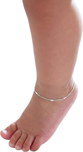 Tiny Heart Chain Anklet Kids Chain for Women Toddler Baby Infant Jewelry in Saudi Arabia