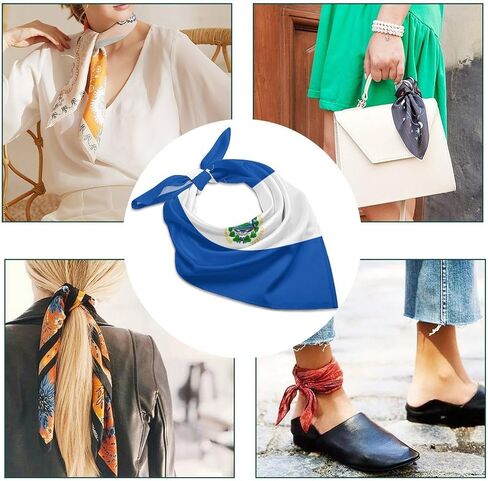 Fashion Square Head Scarf, Lightweight Bandana Headband, Kerchief for Sleeping in Saudi Arabia
