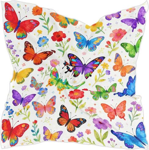 Women's Fashion Silk Scarf,Square Satin Bandana Novelty Neck Scarf Headscarf in Saudi Arabia