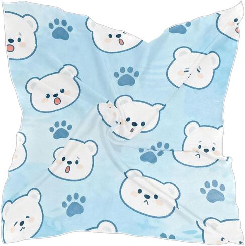 Women's Fashion Silk Scarf,Square Satin Bandana Novelty Neck Scarf Headscarf in Saudi Arabia