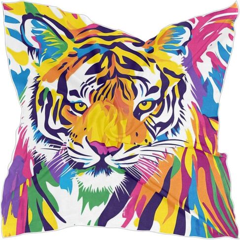 Women's Fashion Silk Scarf,Square Satin Bandana Novelty Neck Scarf Headscarf in Saudi Arabia