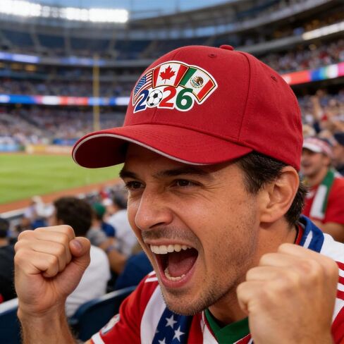 Soccer Sports Hat - Adjustable Size Baseball Cap Football Team Gifts Accessories Decorations for Men Women Running Workouts and Outdoor Activities Casual Daily Outfits（Red） in Saudi Arabia