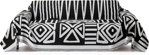 LiveGo 【Clearance】 Couch Cover Sofa Covers for Dog, Anti-Pilling Chenille Couch Covers for 2 Cushion Couch, Pet Friendly Sofa Slipcover Pet Furniture Protector with Tassel in Saudi Arabia
