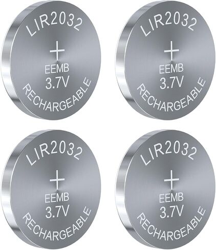 EEMB 3.7V Battery 70mAh Batteries for Car Remote Key Fob, Watch, LED Tealight Candle - 4PACK in Saudi Arabia