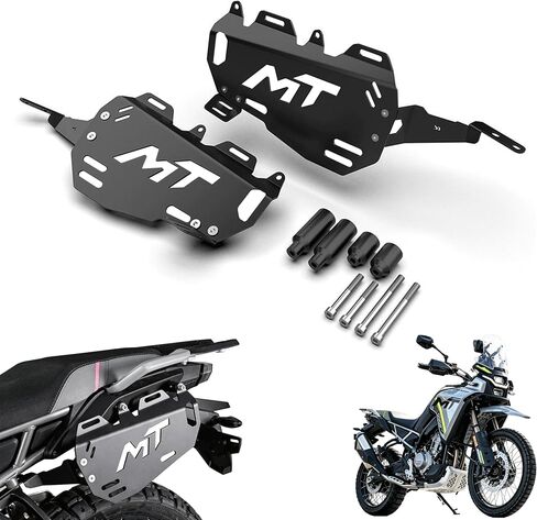 Side Cargo Rack Luggage Rack Compatible with CFMOTO Ibex 450 2025,Stainless Steel,Laser Cutting,Powder Coating,Black,CFMOTO Ibex 450 Accessories,Side Luggage Rack in Saudi Arabia