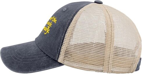 Heated All The time Occasionally Text Hat for Mens Cool Washed Distressed in Kuwait