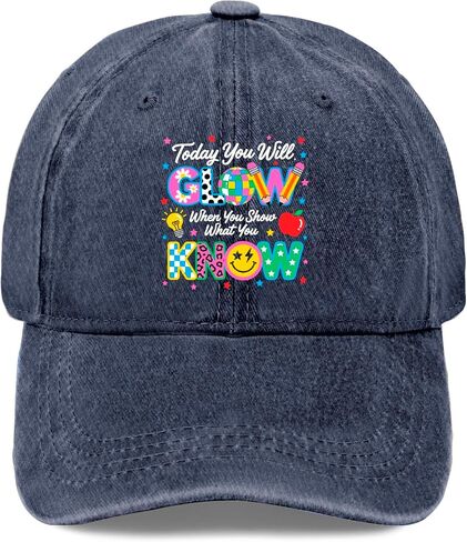Today You Will Glows When You Show Hat for Mens Classic Washed Distressed in Kuwait