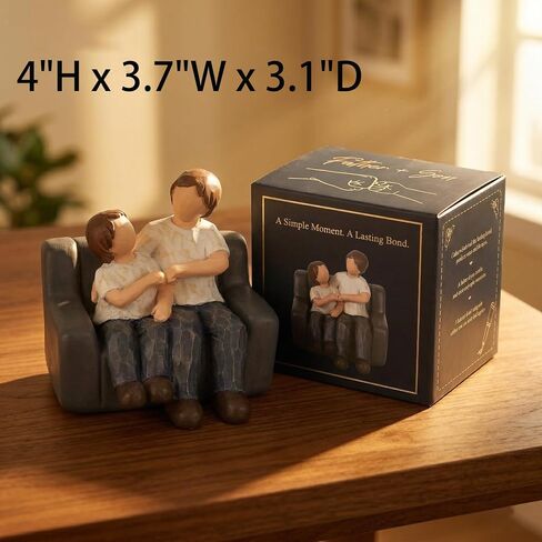 Dad Gifts from Son Wife, Fathers's Day Dad Gifts for Men Husband & Grandpa Fist Bump Figurines, Birthday Gift Office Desk Decor Bookshelf Decorations in Saudi Arabia
