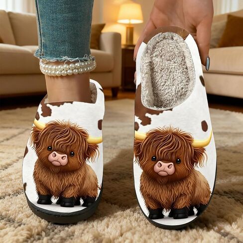 Home Warm Slippers for Womens Mens Memory Foam Soft Plush House Shoes in Kuwait