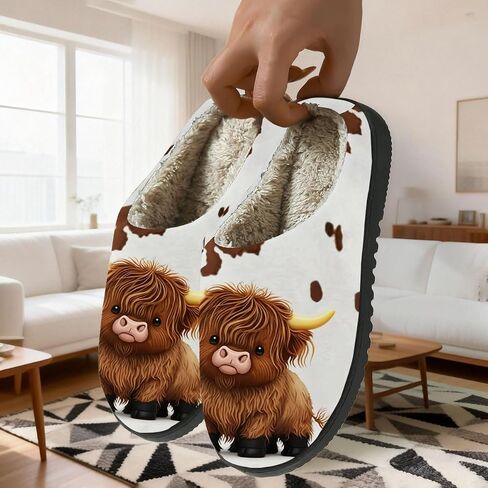 Home Warm Slippers for Womens Mens Memory Foam Soft Plush House Shoes in Kuwait