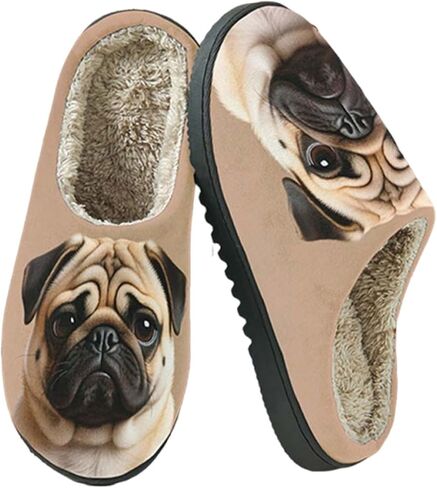 Home Warm Slippers for Womens Mens Memory Foam Soft Plush House Shoes in Kuwait