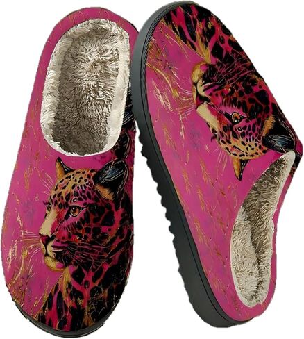 Home Warm Slippers for Womens Mens Memory Foam Soft Plush House Shoes in Kuwait