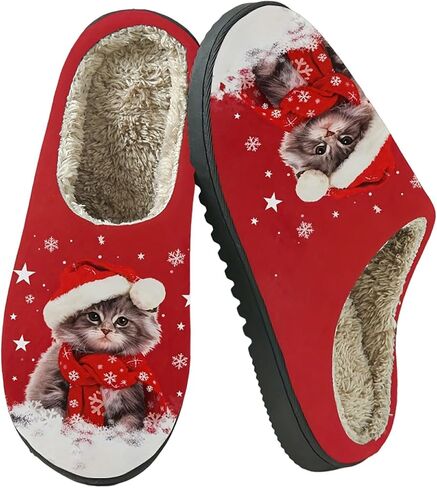 Home Warm Slippers for Womens Mens Memory Foam Soft Plush House Shoes in Kuwait