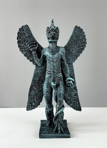 Pazuzu Statue, 12"/30cm, Sumerian Bust Sculpture, Exorcist, Statue Decor (Bronze) in Saudi Arabia
