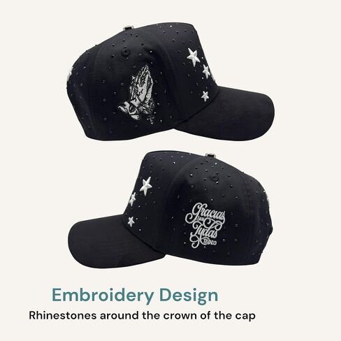 Hats Saint Jude - Black Baseball Cap, Saint Jude Cap for Men and Women, Men's Ball Cap for Any Occasion, Saint Jude Trucker Hat, Adjustable Cap, Snapback Hats, Unisex Caps in Kuwait