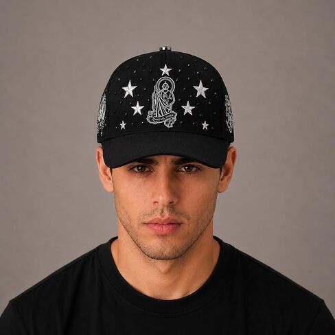 Hats Saint Jude - Black Baseball Cap, Saint Jude Cap for Men and Women, Men's Ball Cap for Any Occasion, Saint Jude Trucker Hat, Adjustable Cap, Snapback Hats, Unisex Caps in Kuwait
