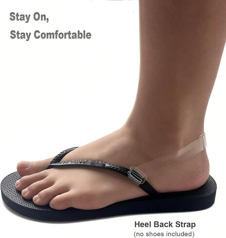 Adjustable Shoe Straps for Flip Flops Decoration, Heel Straps for Open Toe Thong Sandals Slides Slippers Accessories in Saudi Arabia