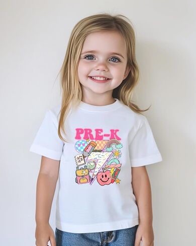Boys Kindergarten Shirt for Kids Toddler Girls Prek Graduation T-Shirts Tops Graphic Tee Short Sleeve 2-6Y in Saudi Arabia