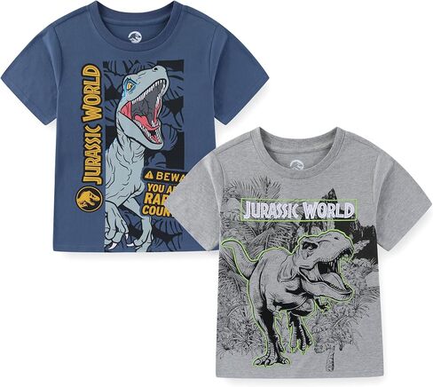 تي شيرت Jurassic World Boys قطعتين بأكمام قصيرة للأطفال الكبار in Kuwait