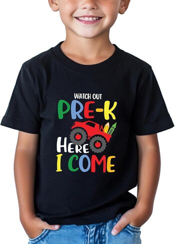 Boys Kindergarten Shirt for Kids Toddler Girls Prek Graduation T-Shirts Tops Graphic Tee Short Sleeve 2-6Y in Saudi Arabia