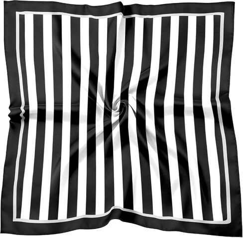 Scarf Silk Feeling Square Satin Headscarf Hair Wrap Bandana 27.5 Inches Trendy Aesthetic Cute Decoration Women Girls in Saudi Arabia