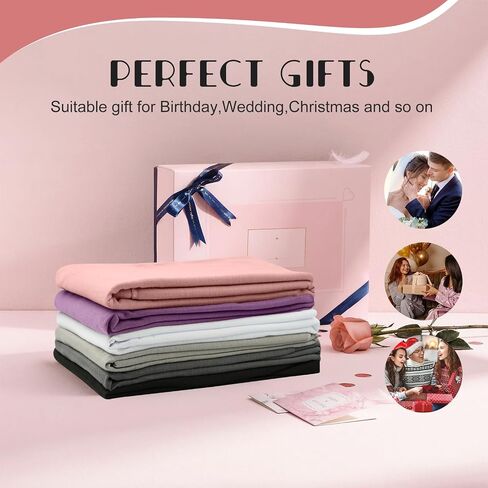 Hijab Scarves for Women 6 Pack,Jersey Hijab for Women Soft Long Scarf Shawl Lightweight Muslim scarf in Saudi Arabia