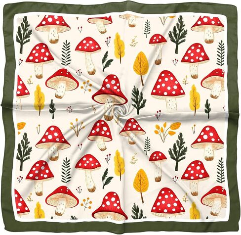 Silk Feeling Scarf 27.5 Inches Satin Head Hair Large Square Wrap Bandanas Scarves Cute Aesthetic for Women Girls in Saudi Arabia
