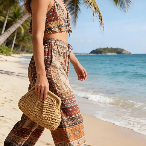 Elegant Khaki Summer Clutch Purses for Women Woven Clutch Dumpling Shape Summer Handbags Beach Purse for Vacation in Saudi Arabia