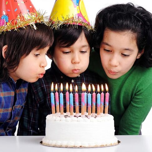 Conelist 12 Pcs Ice Cream Drip Baseball Birthday Candles Baseball Drip Cake Topper Candle for Sport Teams Anniversary Celebration Party Decoration Supplies in Kuwait