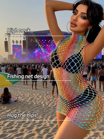 Buitifo Women Swimming Cover Up Summer Mini Sexy Dress Nightwear in Kuwait