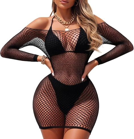 Buitifo Women Swimming Cover Up Summer Mini Sexy Dress Nightwear in Kuwait