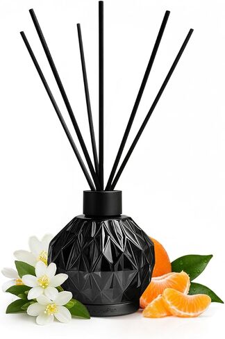 AromaPlan Reed Diffuser, Minty Eucalyptus Scent Diffuser (8.45 fl oz, 250ml)- Luxury Reed Diffusers Set for Home- Includes Reed Diffuser Sticks & Fragrance Oil in Glass Bottle in Saudi Arabia