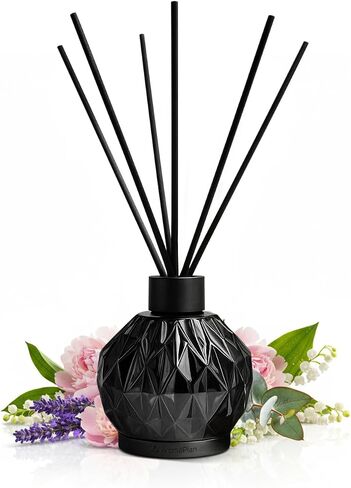 AromaPlan Reed Diffuser, Minty Eucalyptus Scent Diffuser (8.45 fl oz, 250ml)- Luxury Reed Diffusers Set for Home- Includes Reed Diffuser Sticks & Fragrance Oil in Glass Bottle in Saudi Arabia