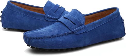 PPXID Men's Dress Loafers Slip On Casual Shoes Lightweight Soft Penny Loafers Suede Driving Boat Shoes Moccasins in Saudi Arabia