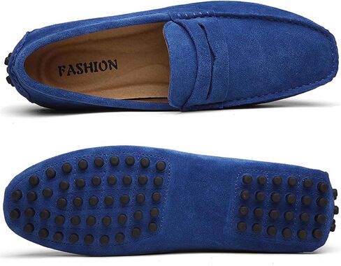 PPXID Men's Dress Loafers Slip On Casual Shoes Lightweight Soft Penny Loafers Suede Driving Boat Shoes Moccasins in Saudi Arabia