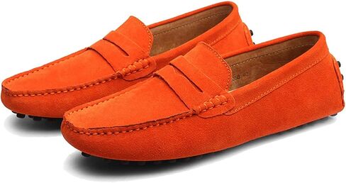 PPXID Men's Dress Loafers Slip On Casual Shoes Lightweight Soft Penny Loafers Suede Driving Boat Shoes Moccasins in Saudi Arabia