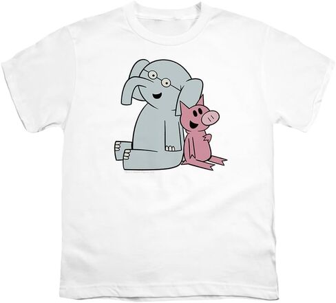 Elephant & Piggie with Logo Kids T Shirt for Youth Toddler Boys and Girls in Saudi Arabia