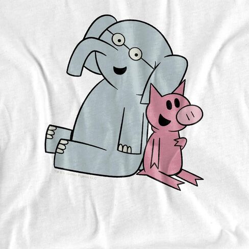 Elephant & Piggie with Logo Kids T Shirt for Youth Toddler Boys and Girls in Saudi Arabia