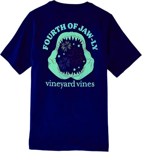 Vineyard Vines Boys' Fourth of Jaw-ly Short-Sleeve Pocket Tee in Kuwait
