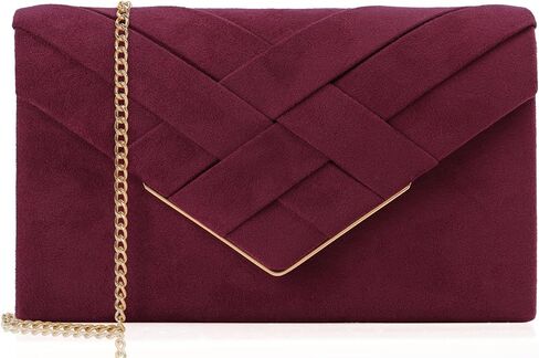 Women's Velvet Clutch Evening Bag Purses for Women Formal Chain Shoulder Handbag in Saudi Arabia