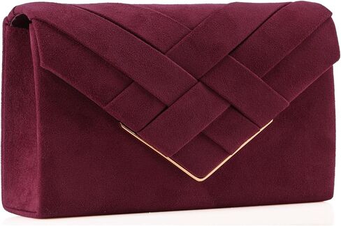 Women's Velvet Clutch Evening Bag Purses for Women Formal Chain Shoulder Handbag in Saudi Arabia