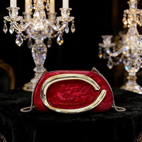 Clutch Purses for Women Acrylic Handbags, women Evening Bag for Wedding Prom Cocktail Party Events | Elegant in Kuwait