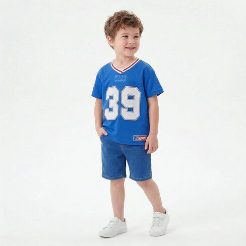 Marvel Avengers Boys Jersey Mesh Shirt for Toddler to Big Kids in Kuwait