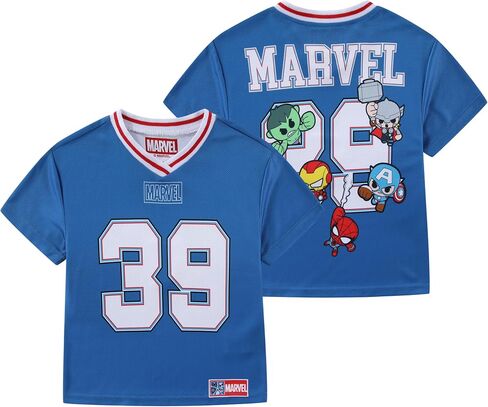 Marvel Avengers Boys Jersey Mesh Shirt for Toddler to Big Kids in Kuwait