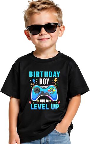 Birthday Boy Shirt 2nd 3rd 4th 5th 6th 7th 8th Baby Boys Birthday Gift T-Shirt Toddler Kids Birthday Party Short Sleeve Tops in Saudi Arabia